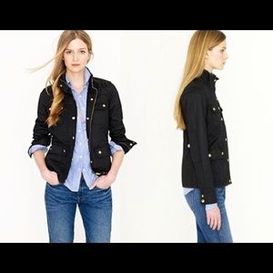 J. Crew Relaxed Boyfriend Field Jacket in Navy, XL